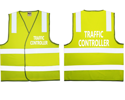 Traffic Control Safety Vest Lime
